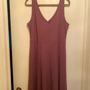 A•NEW•DAY 2XL MAUVE JERSEY DRESS